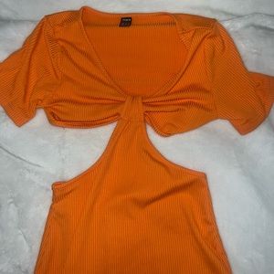 Orange dress
